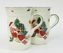 yzLb`piEHEE@~JTtX̓cɃT^ƗFlJv`[m}OJbṽZbgMikasa French Countryside SANTA AND FRIENDS Set of 2 Cappuccino Mugs