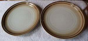 ̵ۥåʡĴƫΥ꥿եե쥹ȡ󥦥ץ졼ȤΥåLot of 2 Noritake Fanfare Stoneware 8-1/4 Salad Plates