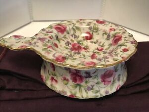 【送料無料】キッチン用品・食器・調理器具・陶器　ヴィンテージセラミックティーバッグストレーナー手..