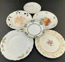 yzLb`piEHEE@~X}b`t[T_fU[gv[gV[̃Be[WbgVintage Lot of 6 Mis Matched Floral Salad/Dessert Plates Showers Weddings