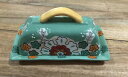 【送料無料】キッチン用品・食器・調理器具・陶器 スタンドフォードヒルフラワーカバーバターディッシュグリーンStandford Hill Flower Covered Butter Dish Green(3)