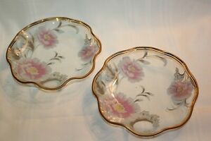 【送料無料】キッチン用品・食器・調理器具・陶器　セットレフトンピンクフラワーズゴールドフリルエッ..