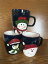 ̵ۥåʡĴƫ顼åȥ֥ꥹޥҡƥޥޥ󥿥ڥ󥮥ǥThe Cellar Lot Of 3 Christmas 2002 Coffee /Tea Mugs Snowman Santa Penguin design