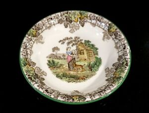 Beautiful Copeland Spode Byron Green Trim Rimmed Soup Bowl美しいコープランドスポデバイロングリーントリムリムスープボウル※注意※NYからの配送になりますので2週間前後お時間をいただきます。人気の商品は在庫が無い場合がございます。ご了承くださいませ。サイズの種類の商品は購入時の備考欄にご希望のサイズをご記載ください。　携帯メールでの登録ですと楽天からのメールが届かない場合がございます。
