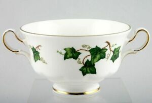 【送料無料】キッチン用品・食器・調理器具・陶器　コルクローアイビーリーフスープカップColclough - Ivy Leaf - 8143 - Soup Cup - 148447G