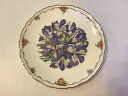 yzLb`piEHEE@CAo[gACCYNC[̂Cɓ̉ԃv[g8h Royal Albert Irises Queen Motherfs Favourite Flowers Plate 1990