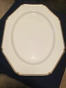 yzLb`piEHEE@[WEbhTYЃCOhzCgT[rOvb^[S[hgLarge Wood &amp; Sons ltd. England White Serving Platter with Gold Trim