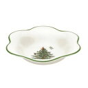 【送料無料】キッチン用品・食器・調理器具・陶器 スポデクリスマスツリーデイジーシェイプボウルSpode Christmas Tree Daisy Shape Bowl