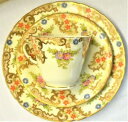 Sutherland China England Gilt Floral Hand Painted Trio Tea Cup Saucer Plate 2420サザーランド中国イングランドギルトフローラルハンドペイントトリオティーカップソーサープレート※注意※NYからの配送になりますので2週間前後お時間をいただきます。人気の商品は在庫が無い場合がございます。ご了承くださいませ。サイズの種類の商品は購入時の備考欄にご希望のサイズをご記載ください。　携帯メールでの登録ですと楽天からのメールが届かない場合がございます。