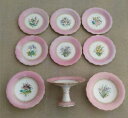 yzLb`piEHEE@ÑCEX^[ԕfU[gT[rXZNVB1880's ROYAL WORCESTER - FLORAL PATTERN DESSERT SERVICE SELECTION.