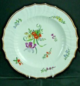 ̵ۥåʡĴƫǯƥ륳ڥϡ󼧴ץ졼ȡեPRE 1900, ANTIQUE ROYAL COPENHAGEN PORCELAIN PLATE, SAXON FLOWER