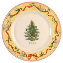 【送料無料】キッチン用品・食器・調理器具・陶器 スポデクリスマスツリーコレクタープレートSpode CHRISTMAS TREE 2012 Collector Plate 9514551(3)