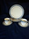 Noritake, RANDOLPH, 2 Dinner Plates and 2 Cups &amp; Saucersノリターク、ランドルフ、つのディナープレート、カップソーサー※注意※NYからの配送になりますので2週間前後お時間をいただきます。人気の商品は在庫が無い場合がございます。ご了承くださいませ。サイズの種類の商品は購入時の備考欄にご希望のサイズをご記載ください。　携帯メールでの登録ですと楽天からのメールが届かない場合がございます。