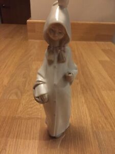 ̵ۥåʡĴƫХåդΥåɥաɥɥѡǥLladro Hooded Shepherdess With Basket Retired 4678