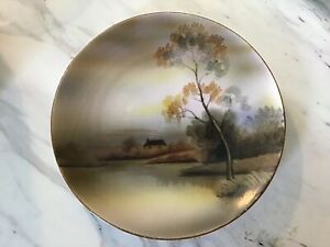 ̵ۥåʡĴƫơΥƥץ졼ȥȥVintage Noritake Handpainted 7 Plate Retro