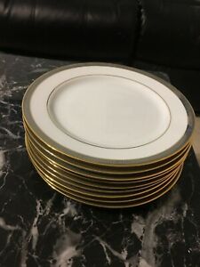 【送料無料】キッチン用品・食器・調理器具・陶器　サラダプレートベルナルダウ・リモージュ・マディソン・プラチナSalad plate 8 3/8” bernardaud limoges madison platine