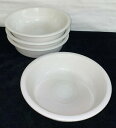 【送料無料】キッチン用品・食器・調理器具・陶器 フィエスタホワイトスープボウル4 FIESTA WHITE 6 3/4 SOUP BOWLS*
