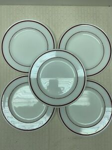 【送料無料】キッチン用品・食器・調理器具・陶器 コーニングウェアレストランウェアプレートレッドライン5 Corning Ware Restaurant Ware 9” Plates Red Line