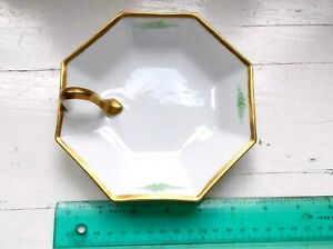 キッチン用品・食器・調理器具・陶器　アンティークリモージュレモンディッシュサインメアリーAntique Limoge Lemon Dish Signed Mary P