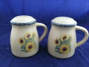 ̵ۥåʡĴƫۡ६ǥѡƥҥȡ󥦥ҤޤڥåѡHome & Garden Party Ltd Stoneware Sunflower Floral Pattern Salt & Pepper S