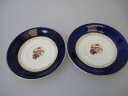 yzLb`piEHEE@Be[Wv[gԏȃ\[T[v[g̃bgVintage Plates Lot of 2 Stubenville USA Flowers Small saucer plates