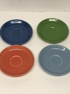 【送料無料】キッチン用品・食器・調理器具・陶器　セットインチスモールソーサープレートフィエストウェアフィエスタ混合色Set Four (4) 6 inch Small Saucers Plates Fiestaware Fiesta Mixed Colors