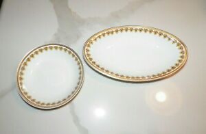 【送料無料】キッチン用品・食器・調理器具・陶器　ハビランドコリモージュフランス小さな装身具料理VTG HAVILAND & CO LIMOGES FRANCE　2 SMALL TRINKET DISHES 227.23