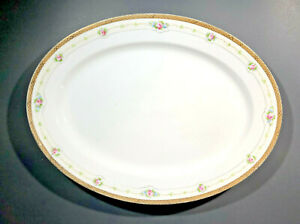 【送料無料】キッチン用品・食器・調理器具・陶器　ノリタクオーバルサービングプラッター花柄桜スタンプNORITAKE Oval Serving Platter 16 x 12 Floral Pattern CHERRY BLOSSOM M STAMP