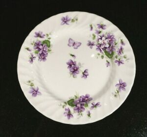 【送料無料】キッチン用品・食器・調理器具・陶器　美しいエイズリーワイルドバイオレットブレッドプレートBeautiful Aynsley Wild Violets Bread Plate