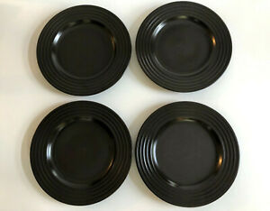 ̵ۥåʡĴƫåɥץեåʥ륫ե֥饦󡢥դץ졼ȤΥåSet of 4 Wedgwood EMERIL PROFESSIONAL CAFE Brown, Ribbed Salad Plates 8 5/8?