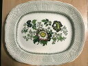 SC Mason's England paynesley patt Serving Platter Green floral 14 13 x 15メイソンのイングランドペインズリーパットサービングプラッターグリーンフローラル※注意※NYからの配送になりますので2週間前後お時間をいただきます。人気の商品は在庫が無い場合がございます。ご了承くださいませ。サイズの種類の商品は購入時の備考欄にご希望のサイズをご記載ください。　携帯メールでの登録ですと楽天からのメールが届かない場合がございます。