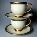 LENOX PATRIOT ( SET OF 2) CUP &amp; SAUCER SETS - NEWレノックス・パトリオットセットカップソーサーセット新しい※注意※NYからの配送になりますので2週間前後お時間をいただきます。人気の商品は在庫が無い場合がございます。ご了承くださいませ。サイズの種類の商品は購入時の備考欄にご希望のサイズをご記載ください。　携帯メールでの登録ですと楽天からのメールが届かない場合がございます。