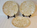 yzLb`piEHEE@VFtB[hACAXg[S[fhEfBi[v[gZbgIuSheffield Ironstone GOLDEN MEADOW DINNER PLATES - SET OF 3