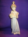 yzLb`piEHEE@bhtBMAt̃g[NAu[P̏Lladro Figurine 5604 -Spring Token, Girl with Bouquet