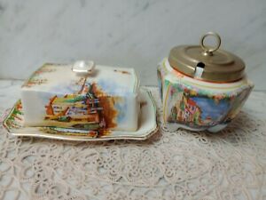 ROYAL WINTON BUTTER DISH VENICE &amp; LANCASTER SUGAR BOWL VENICEロイヤルウィントンバター料理ヴェネツィアランカスターシュガーボウルヴェネツィア※注意※NYからの配送になりますので2週間前後お時間をいただきます。人気の商品は在庫が無い場合がございます。ご了承くださいませ。サイズの種類の商品は購入時の備考欄にご希望のサイズをご記載ください。　携帯メールでの登録ですと楽天からのメールが届かない場合がございます。