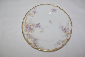 ̵ۥåʡĴƫƥ꡼쥪󥵥åȥ⡼ۥƥåץ졼Antique Early Leon Sazerat Limoges 7.5 Scallop Edge Porcelain Plate c 1850