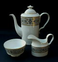 【送料無料】キッチン用品・食器・調理器具・陶器 ボーンチャイナスポーデマンティラコーヒーポット、ミルクジャグシュガーボウル BONE CHINA SPODE MANTILLA COFFEE POT, MILK JUG & SUGAR BOWL(3)