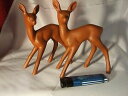 キッチン用品・食器・調理器具・陶器　二つの美しい、アンティークゲーベルTWO beautiful,antique Goebel figurines__Deer__