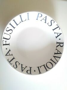 キッチン用品・食器・調理器具・陶器　オーバー・バック・ペンネ・ラビオリ・フジリ・ラージリ・ラージパスタサービングボウル・イン・イタリア製Over And Back Penne Ravioli Fusilli Large Pasta Serving Bowl Made In Ita
