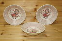 Mason's Pink Paynsley (3) Cereal Bowls, 6 1/4メイソンズピンクペインズリーシリアルボウル、※注意※NYからの配送になりますので2週間前後お時間をいただきます。人気の商品は在庫が無い場合がございます。ご了承くださいませ。サイズの種類の商品は購入時の備考欄にご希望のサイズをご記載ください。　携帯メールでの登録ですと楽天からのメールが届かない場合がございます。