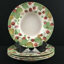 Set of 4 Soup Bowls Royal Stafford Wildberry Strawberry Earthenware Englandスープボウルのセットロイヤルスタッフォードワイルドベリーストロベリーイストロベリー土器イングランド※注意※NYからの配送になりますので2週間前後お時間をいただきます。人気の商品は在庫が無い場合がございます。ご了承くださいませ。サイズの種類の商品は購入時の備考欄にご希望のサイズをご記載ください。　携帯メールでの登録ですと楽天からのメールが届かない場合がございます。