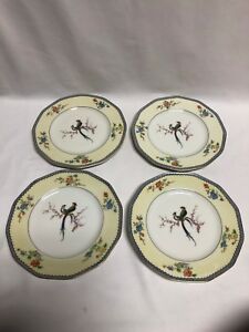 Theodore Haviland Chambord Birds Set of 4 Luncheon Plates 8 1/2セオドア・ハビランド・シャンボール鳥組ランチョンプレート※注意※NYからの配送になりますので2週間前後お時間をいただきます。人気の商品は在庫が無い場合がございます。ご了承くださいませ。サイズの種類の商品は購入時の備考欄にご希望のサイズをご記載ください。　携帯メールでの登録ですと楽天からのメールが届かない場合がございます。