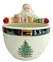 Spode Christmas Tree Santa Nut Candy Bowl New in Box 9 Inches Tallクリスマスツリーサンタナッツキャンディボウルボックスインチ背の高い新しい※注意※NYからの配送になりますので2週間前後お時間をいただきます。人気の商品は在庫が無い場合がございます。ご了承くださいませ。サイズの種類の商品は購入時の備考欄にご希望のサイズをご記載ください。　携帯メールでの登録ですと楽天からのメールが届かない場合がございます。