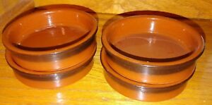 【送料無料】キッチン用品・食器・調理器具・陶器　テラコッタガラス粘土ボウルのセット。料理、サルサ、ディップ、デザート、サラダなどSet Of 5 Terracotta Glazed Clay Bowls. Dishes, Salsa, Dip, Dessert, Salad, etc.