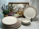 yzLb`piEHEE@obt@[`CiXybNuE_uOfBi[v[gƃvb^[uvBuffalo China Speckled Brown Double Ring Dinner Plates and Platters 'CHOICE'