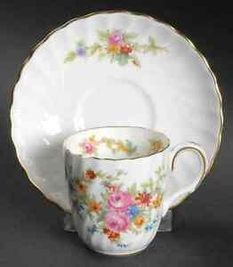 ̵ۥåʡĴƫߥȥ󡦥졼̡ۥ磻ȥܡǥߥååץMinton LORRAINE (#S560, WHITE BORDER) Demitasse Cup & Saucer 2349263