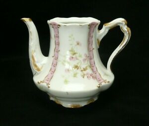 ̵ۥåʡĴƫϥӥɡ⡼ե󥹥ơƥݥåȥԥ󥯥եɥȥΡåHaviland Limoges France Vintage Teapot Pink Flowers Gold Trim No Lid