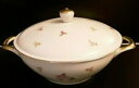 yzLb`piEHEE@nBhn[Y`cJo[t{[sN̉ԃS[hJ[gHAVILAND JOHANN Rose Chintz Covered Serving Bowl Pink Flowers &amp; Gold Color Trim