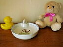 yzLb`piEHEE@yBe[WtXv[uCETMfUCg{EXgbp[Delightful Vintage French Pullivuyt Rabbit Design Warming Bowl &amp; Stopper 2378