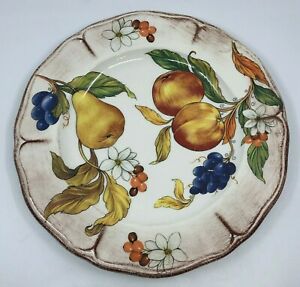 ̵ۥåʡĴƫ롦顦ơ֥롦եåǥʡץ졼ȥۥƥꥢ֥åɥ֥饦Sur La Table FRUTTA Dinner Plate 11 5/8 Scalloped Italy Brushed Brown